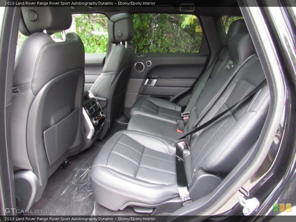 Ebony/Ebony Interior Rear Seat for the 2019 Land Rover Range Rover Sport Autobiography Dynamic #129981745