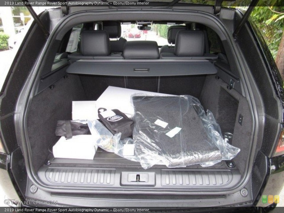 Ebony/Ebony Interior Trunk for the 2019 Land Rover Range Rover Sport Autobiography Dynamic #129981817