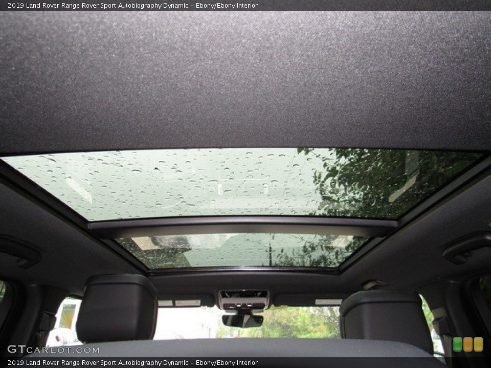 Ebony/Ebony Interior Sunroof for the 2019 Land Rover Range Rover Sport Autobiography Dynamic #129981833