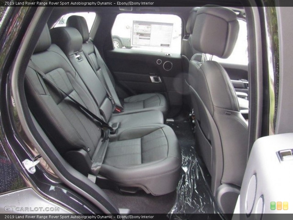 Ebony/Ebony Interior Rear Seat for the 2019 Land Rover Range Rover Sport Autobiography Dynamic #129981856