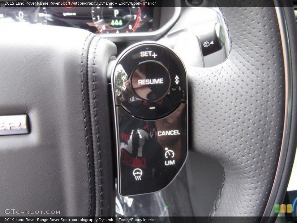 Ebony/Ebony Interior Steering Wheel for the 2019 Land Rover Range Rover Sport Autobiography Dynamic #129982030
