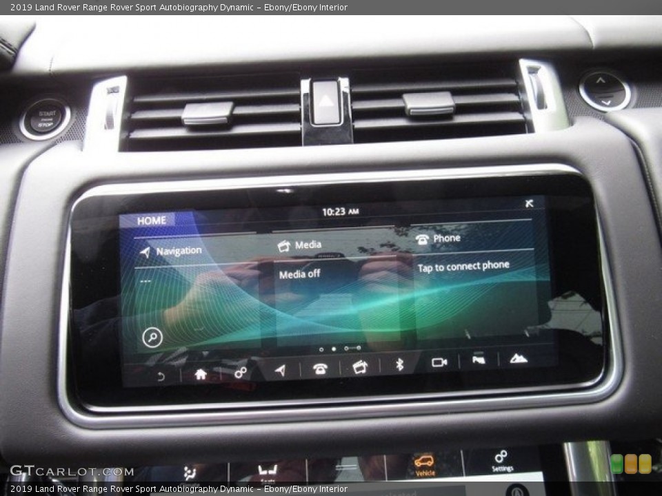 Ebony/Ebony Interior Controls for the 2019 Land Rover Range Rover Sport Autobiography Dynamic #129982063