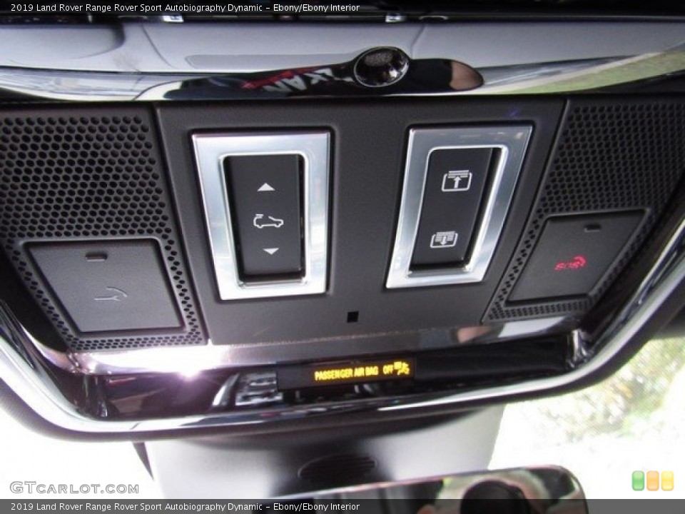 Ebony/Ebony Interior Controls for the 2019 Land Rover Range Rover Sport Autobiography Dynamic #129982186