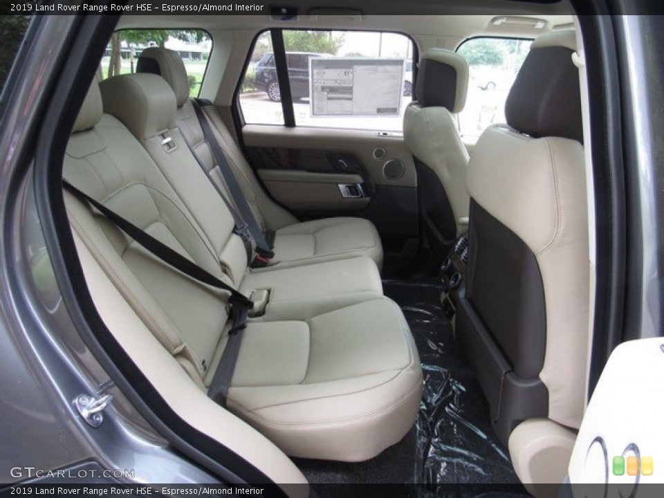 Espresso/Almond Interior Rear Seat for the 2019 Land Rover Range Rover HSE #129982609