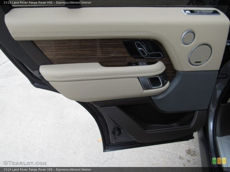 Espresso/Almond Interior Door Panel for the 2019 Land Rover Range Rover HSE #129982723