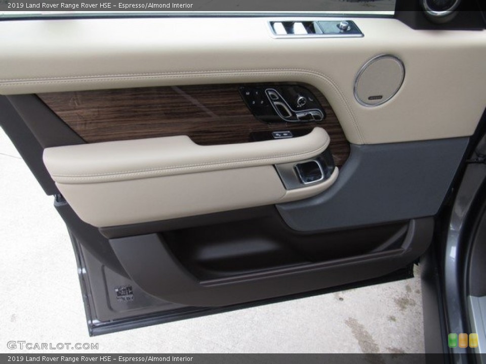 Espresso/Almond Interior Door Panel for the 2019 Land Rover Range Rover HSE #129982744