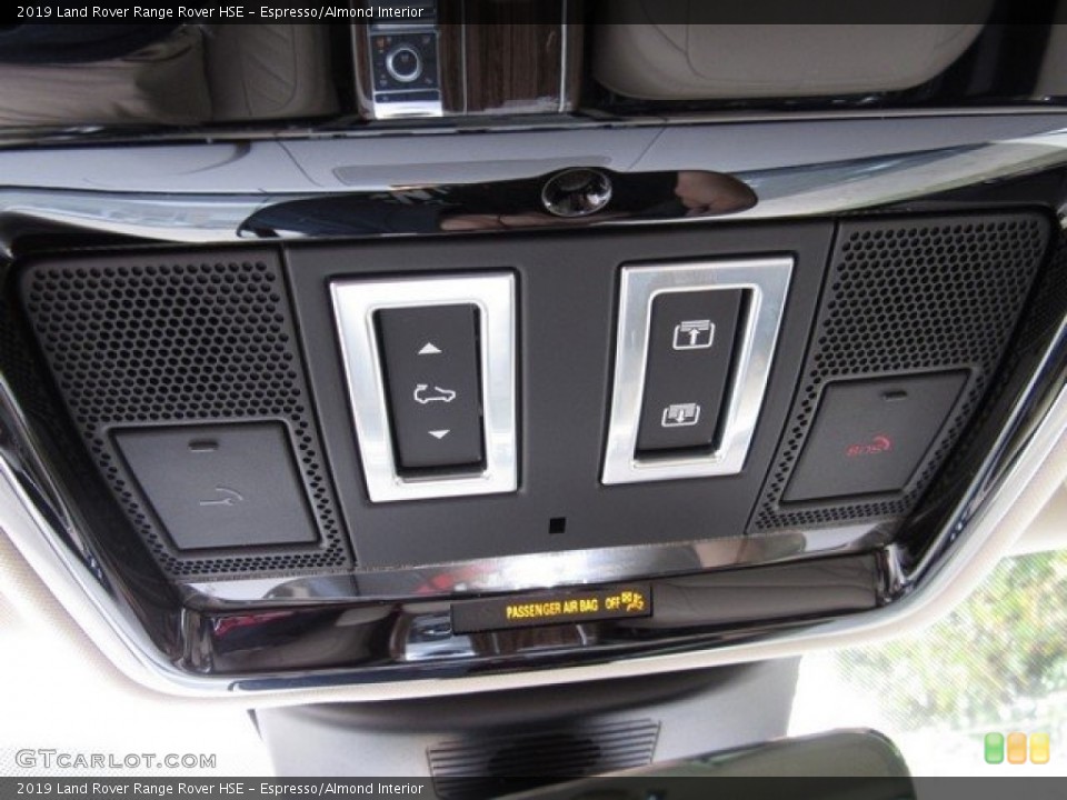 Espresso/Almond Interior Controls for the 2019 Land Rover Range Rover HSE #129982996