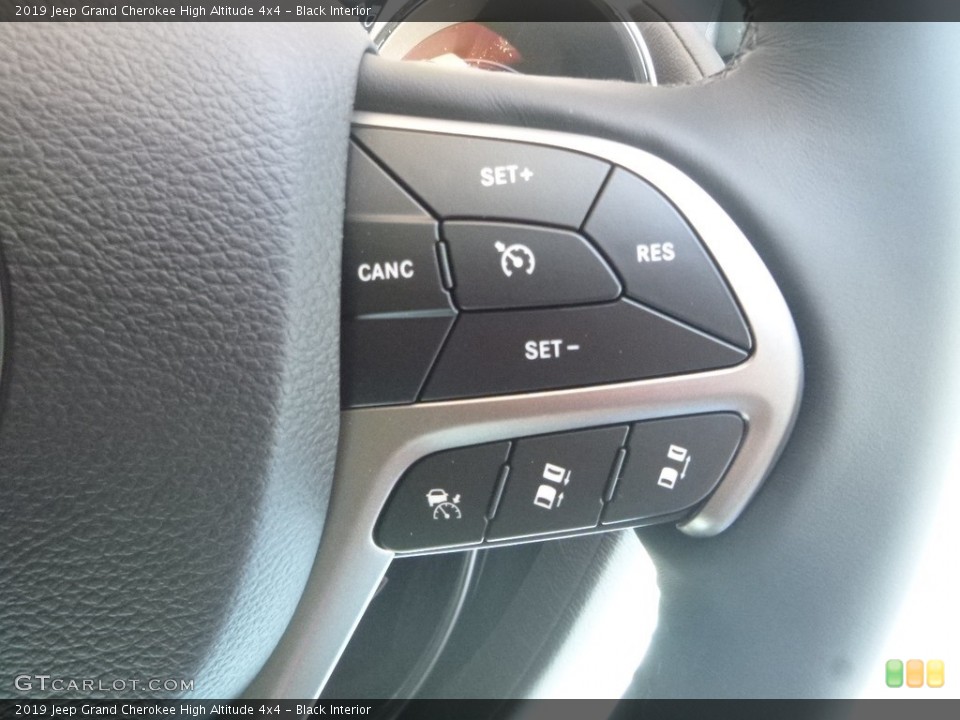 Black Interior Controls for the 2019 Jeep Grand Cherokee High Altitude 4x4 #129983293