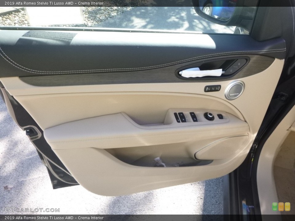 Crema Interior Door Panel for the 2019 Alfa Romeo Stelvio Ti Lusso AWD #129993025