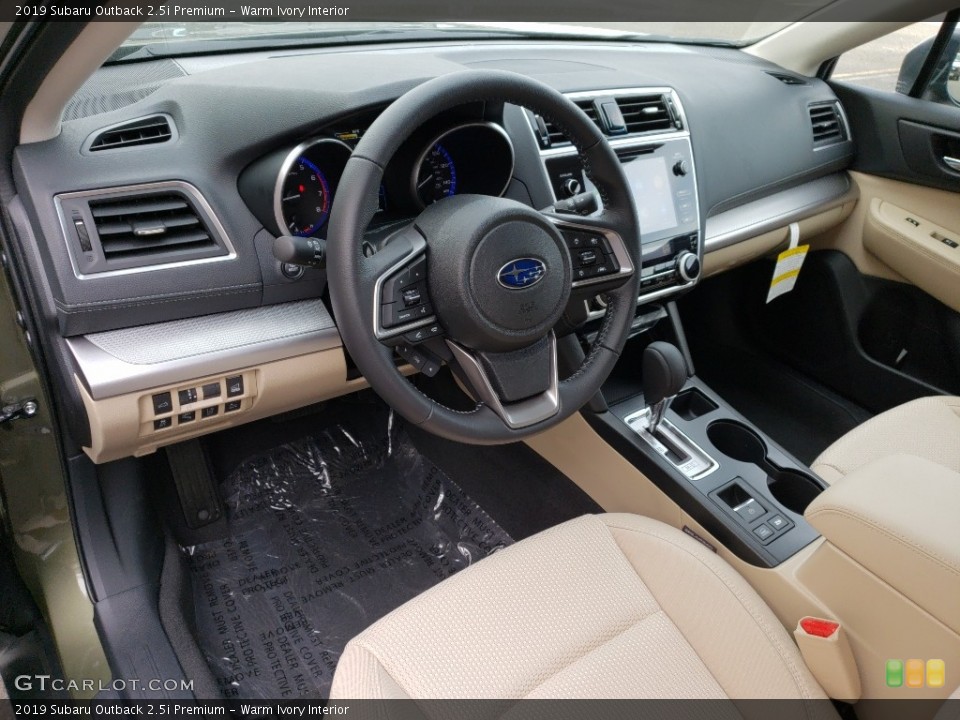 Warm Ivory Interior Photo for the 2019 Subaru Outback 2.5i Premium #129995688