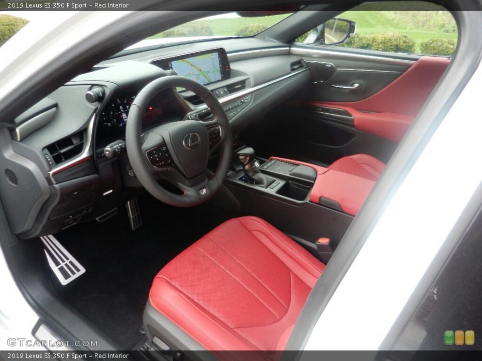 Red Interior Photo for the 2019 Lexus ES 350 F Sport #129997130