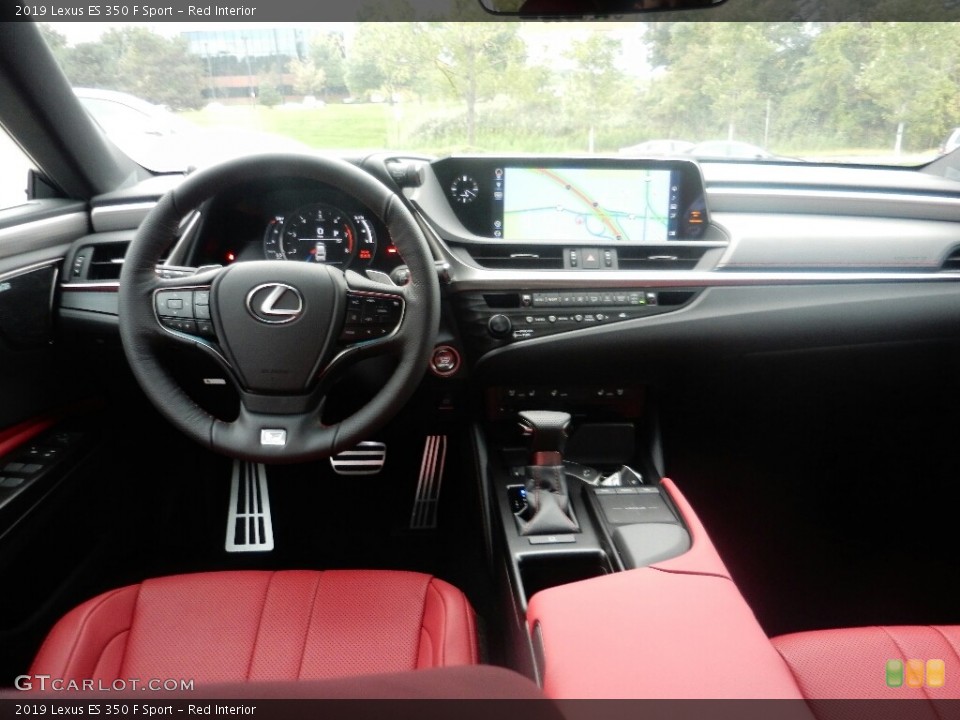 Red 2019 Lexus ES Interiors