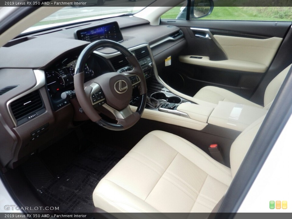 Parchment Interior Photo for the 2019 Lexus RX 350 AWD #129997262