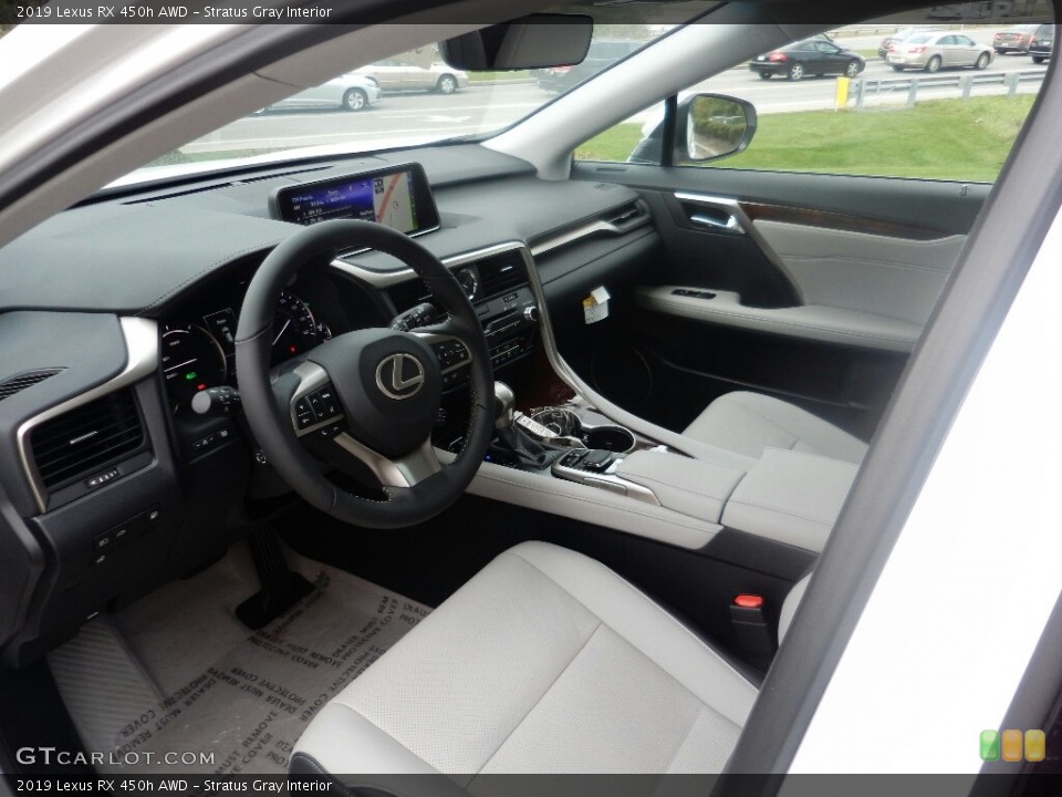 Stratus Gray Interior Photo for the 2019 Lexus RX 450h AWD #129997419