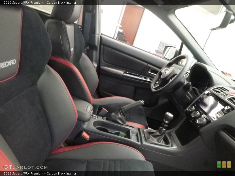 Carbon Black Interior Front Seat for the 2019 Subaru WRX Premium #129998757