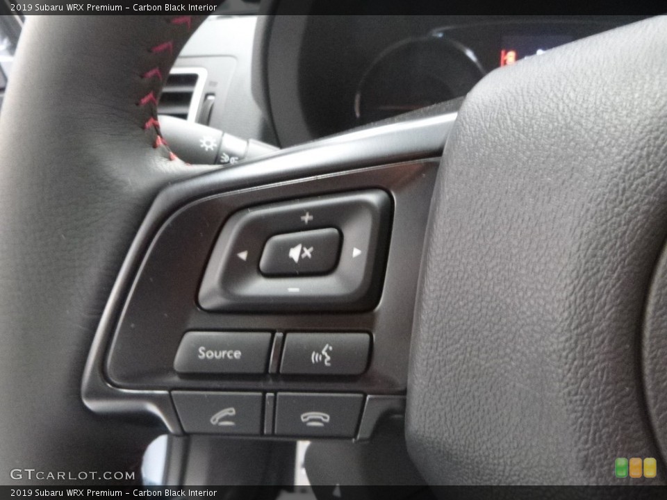 Carbon Black Interior Steering Wheel for the 2019 Subaru WRX Premium #129999027