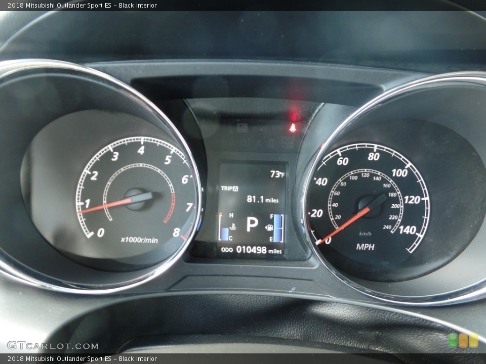 Black Interior Gauges for the 2018 Mitsubishi Outlander Sport ES #129999126
