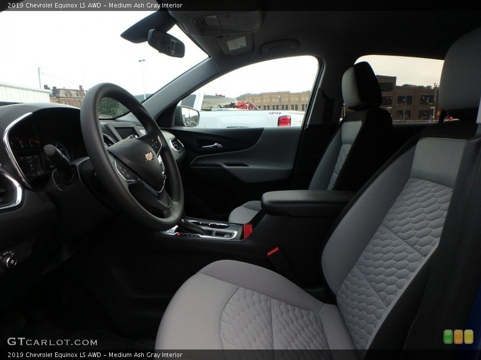 Medium Ash Gray Interior Front Seat for the 2019 Chevrolet Equinox LS AWD #129999441