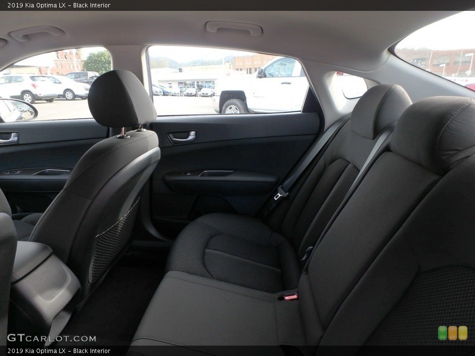 Black Interior Rear Seat for the 2019 Kia Optima LX #129999969