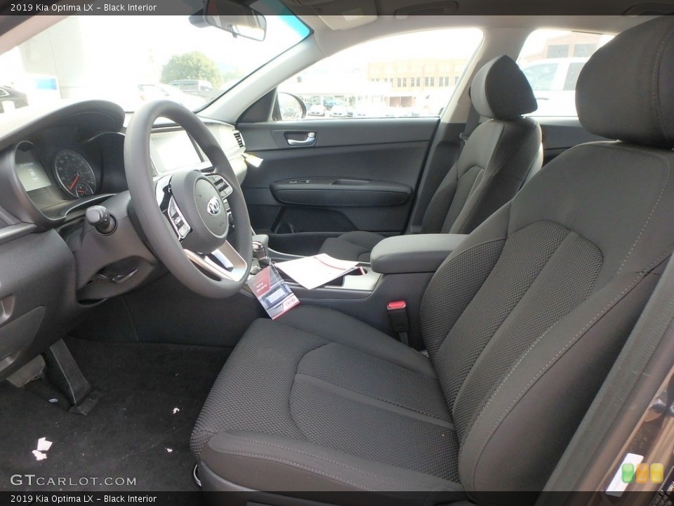 Black Interior Front Seat for the 2019 Kia Optima LX #130000485