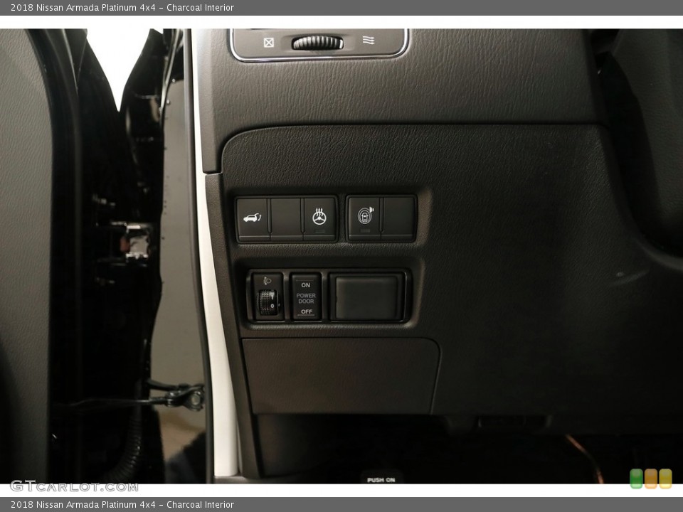 Charcoal Interior Controls for the 2018 Nissan Armada Platinum 4x4 #130005390