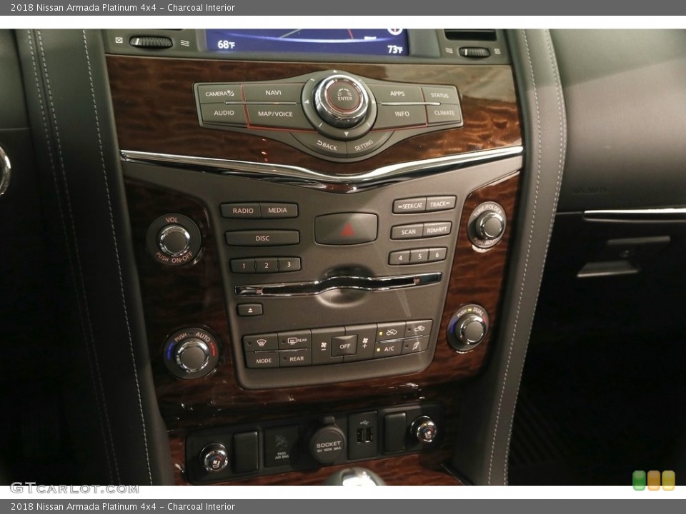 Charcoal Interior Controls for the 2018 Nissan Armada Platinum 4x4 #130005663