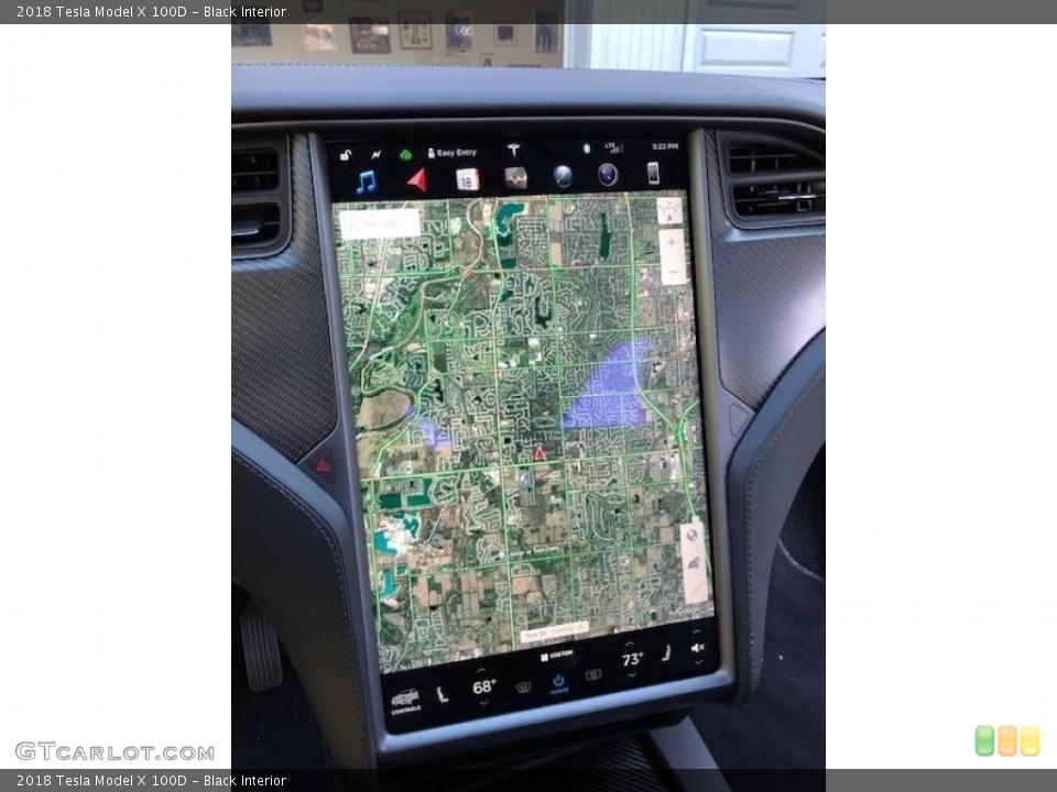 Black Interior Navigation for the 2018 Tesla Model X 100D #130008048