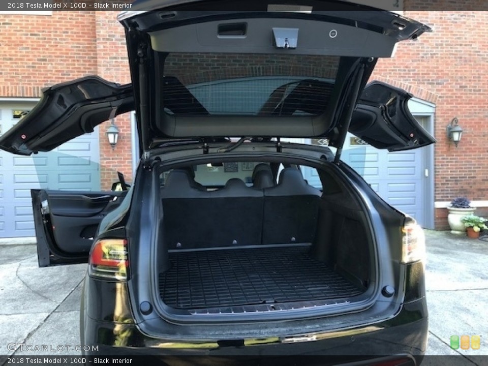 Black Interior Trunk for the 2018 Tesla Model X 100D #130008198