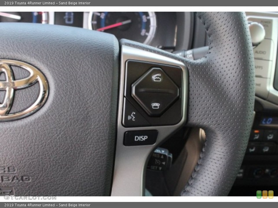 Sand Beige Interior Steering Wheel for the 2019 Toyota 4Runner Limited #130012026