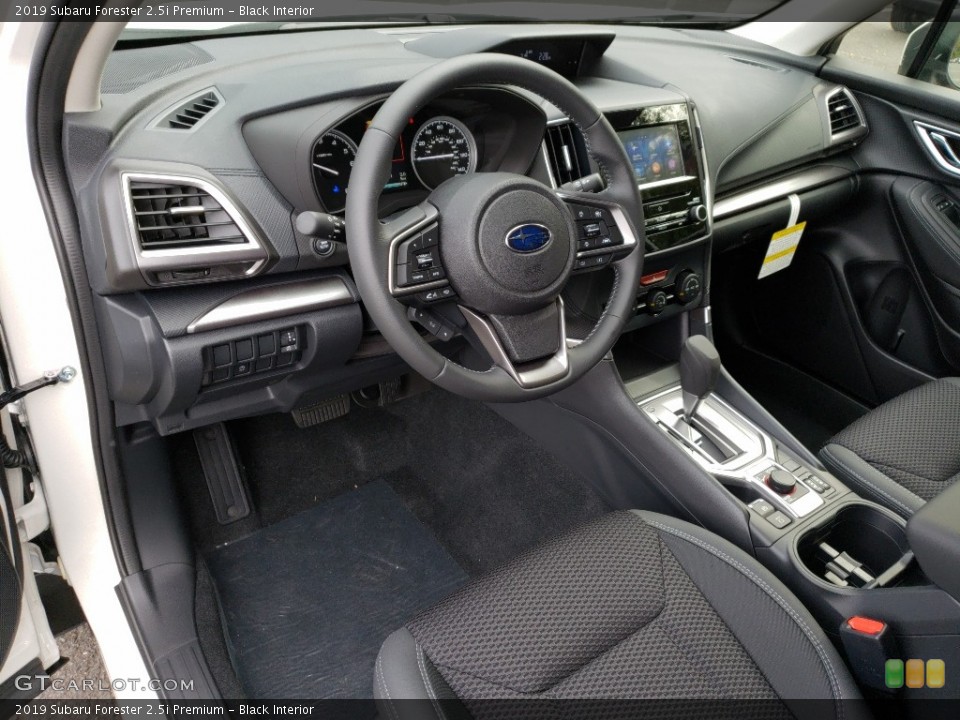 Black Interior Photo for the 2019 Subaru Forester 2.5i Premium #130013718