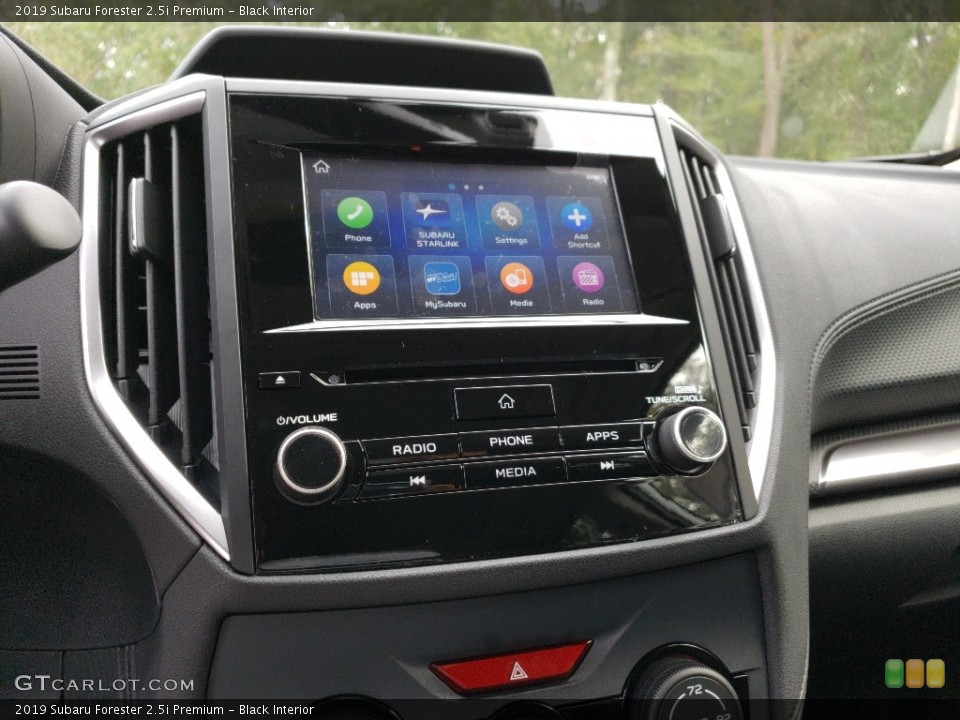 Black Interior Controls for the 2019 Subaru Forester 2.5i Premium #130013784