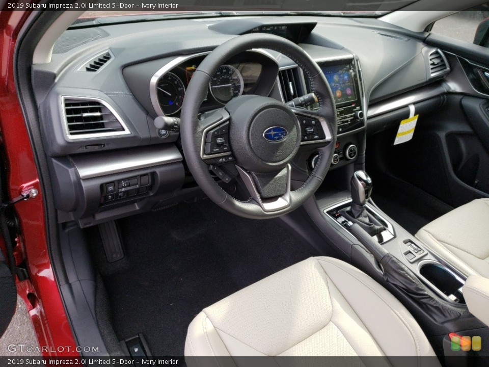 Ivory Interior Photo for the 2019 Subaru Impreza 2.0i Limited 5-Door #130014216