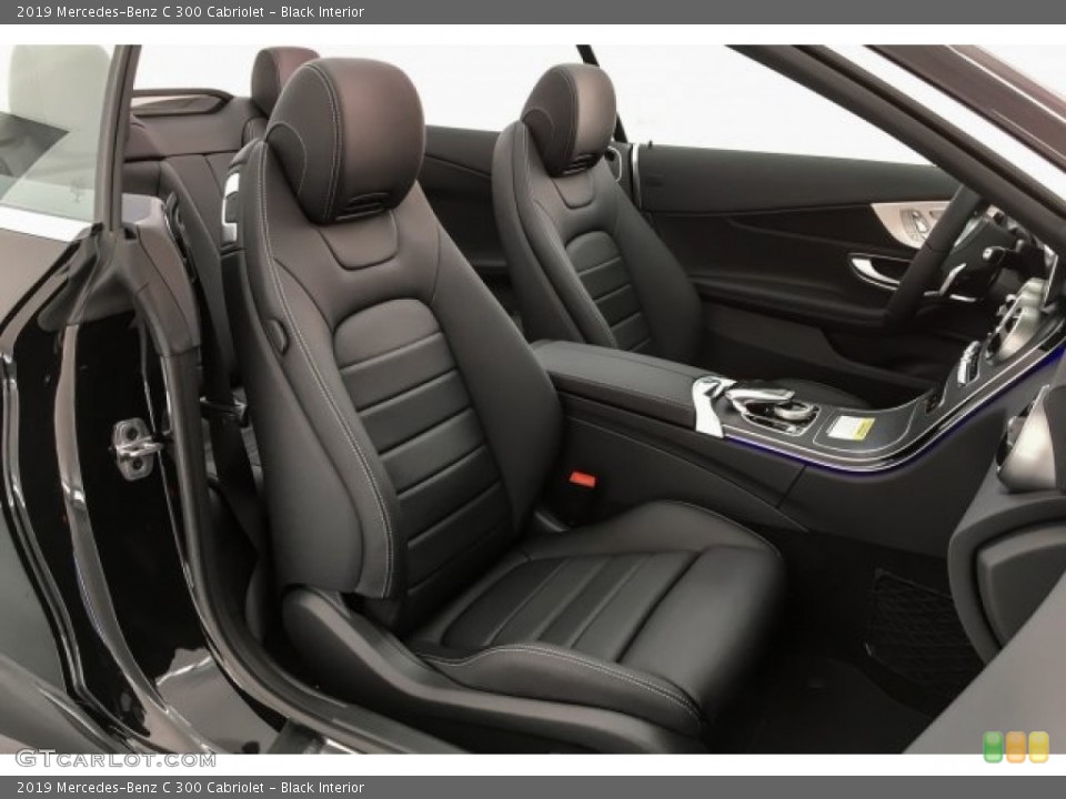 Black Interior Front Seat for the 2019 Mercedes-Benz C 300 Cabriolet #130016178