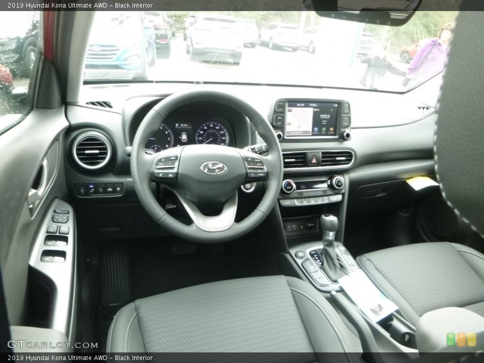 Black Interior Photo for the 2019 Hyundai Kona Ultimate AWD #130017565