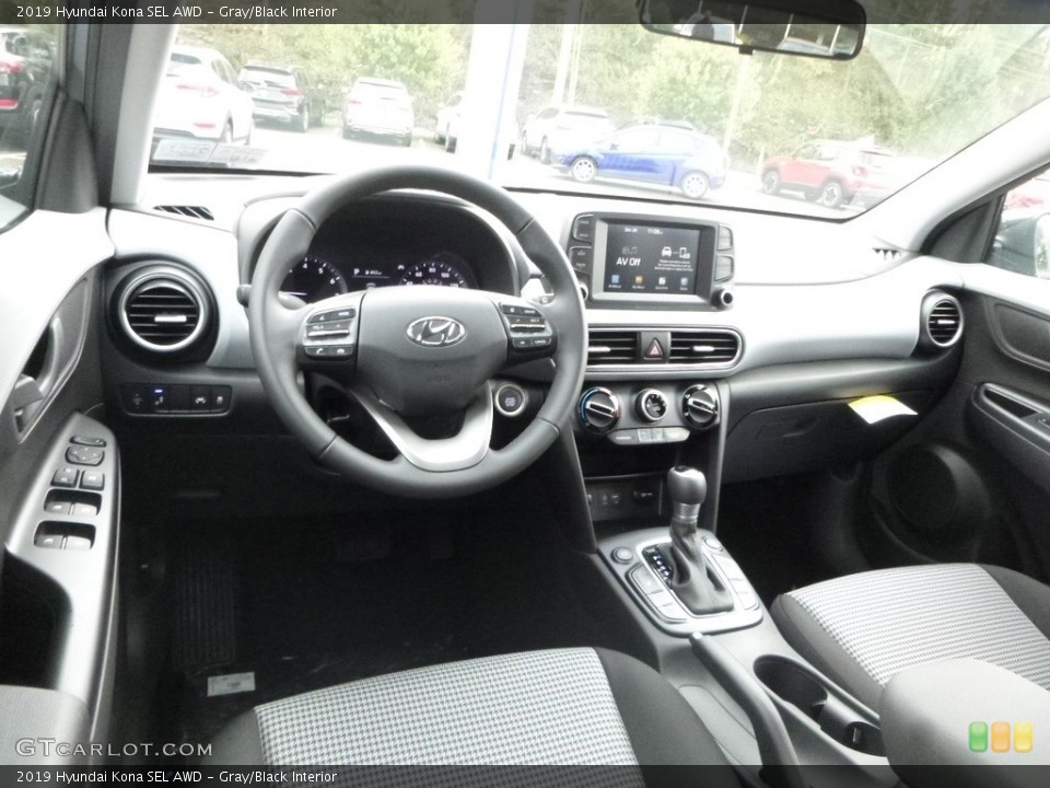 Gray/Black Interior Photo for the 2019 Hyundai Kona SEL AWD #130017988