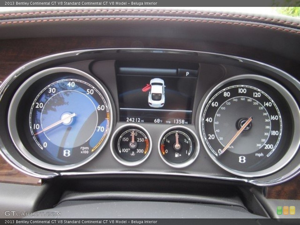Beluga Interior Gauges for the 2013 Bentley Continental GT V8  #130019086