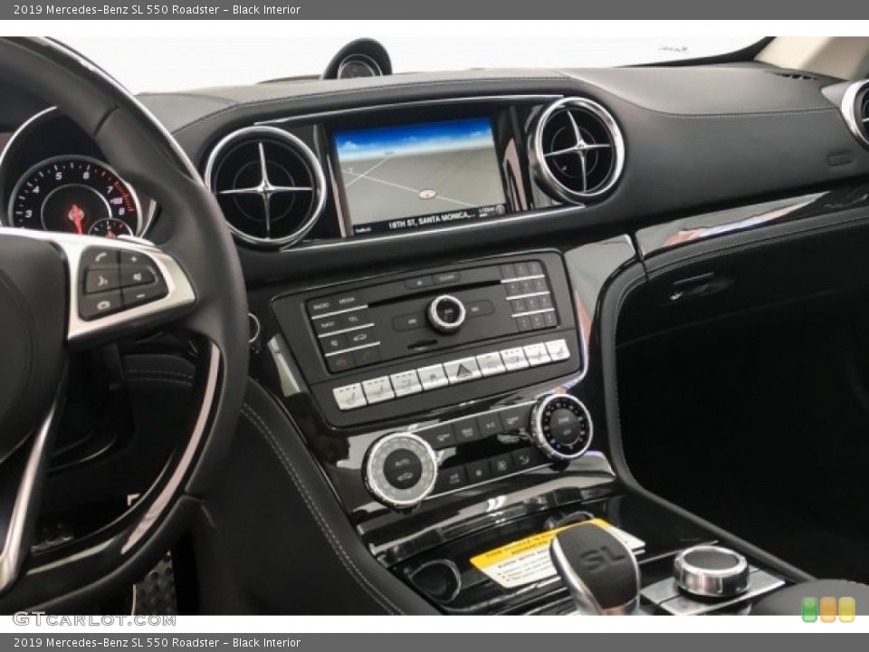 Black Interior Controls for the 2019 Mercedes-Benz SL 550 Roadster #130019284