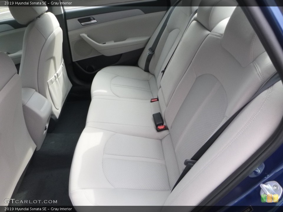 Gray Interior Rear Seat for the 2019 Hyundai Sonata SE #130020499