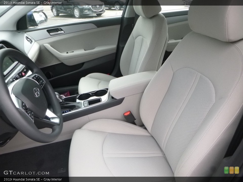 Gray Interior Front Seat for the 2019 Hyundai Sonata SE #130020568