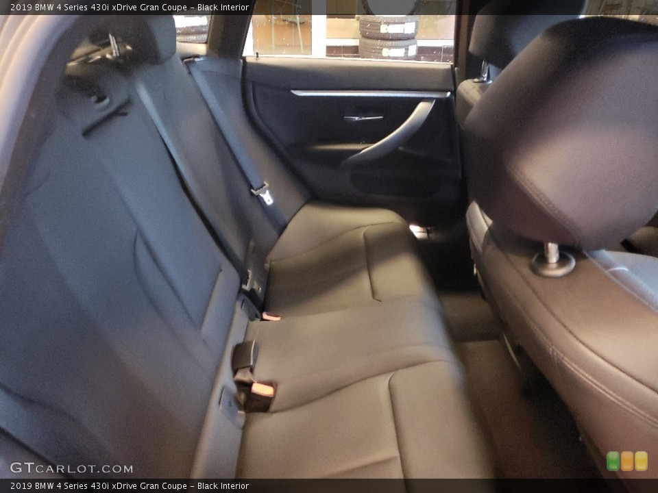 Black Interior Rear Seat for the 2019 BMW 4 Series 430i xDrive Gran Coupe #130022005