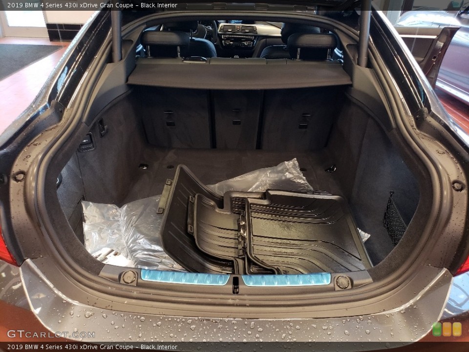 Black Interior Trunk for the 2019 BMW 4 Series 430i xDrive Gran Coupe #130022041