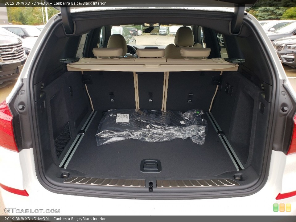 Mocha Interior Trunk for the 2019 BMW X3 xDrive30i #130022464