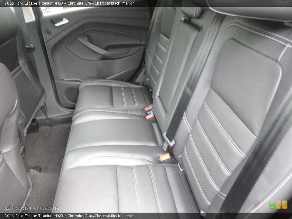 Chromite Gray/Charcoal Black Interior Rear Seat for the 2019 Ford Escape Titanium 4WD #130022536