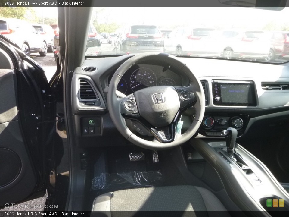 Black Interior Dashboard for the 2019 Honda HR-V Sport AWD #130022665