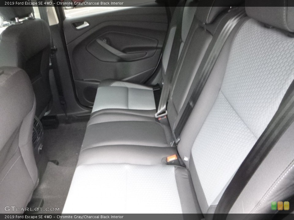 Chromite Gray/Charcoal Black Interior Rear Seat for the 2019 Ford Escape SE 4WD #130022836