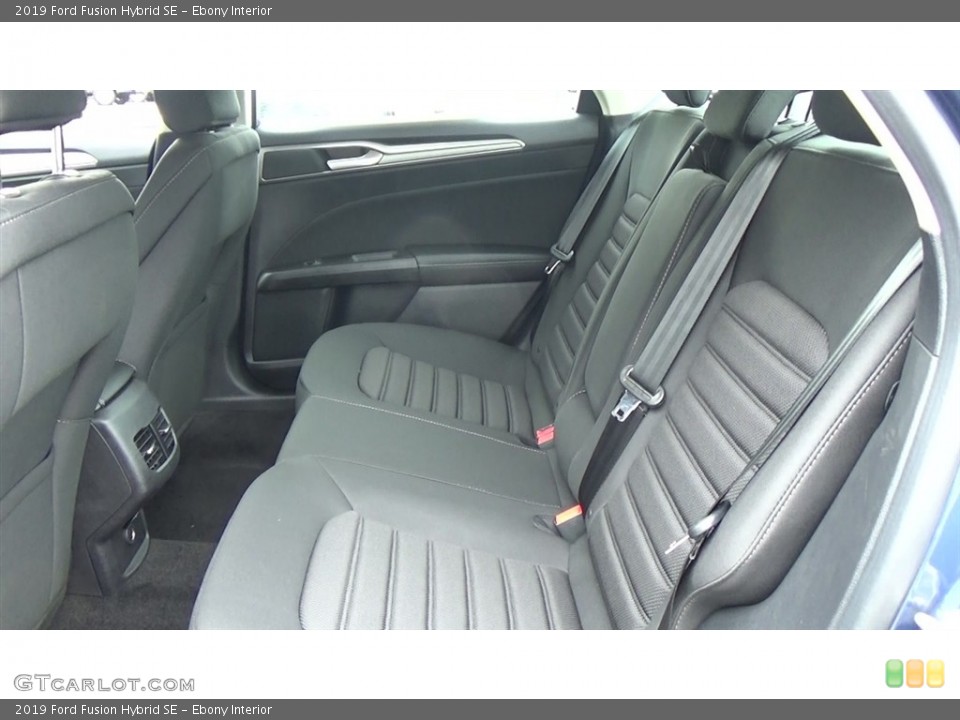 Ebony Interior Rear Seat for the 2019 Ford Fusion Hybrid SE #130025293