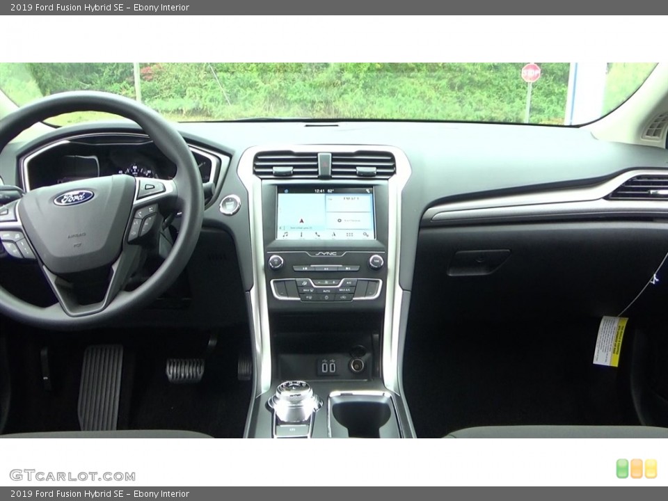 Ebony Interior Dashboard for the 2019 Ford Fusion Hybrid SE #130025299
