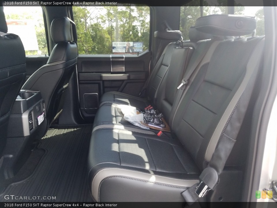 Raptor Black Interior Rear Seat for the 2018 Ford F150 SVT Raptor SuperCrew 4x4 #130031062