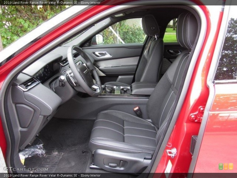 Ebony Interior Photo for the 2019 Land Rover Range Rover Velar R-Dynamic SE #130031575
