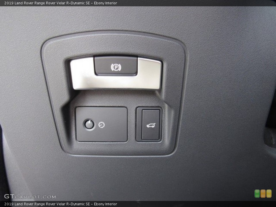 Ebony Interior Controls for the 2019 Land Rover Range Rover Velar R-Dynamic SE #130031989